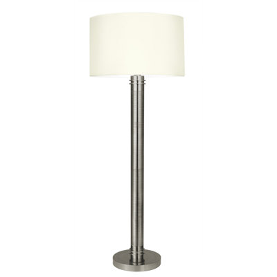 Sonneman Colonna Two Light Floor Lamp in Satin Nickel