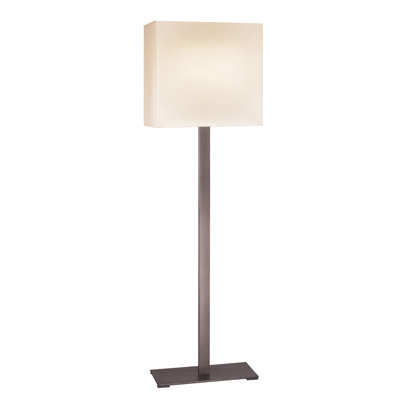 Sonneman Mitra Two Light Floor Lamp in Black Brass