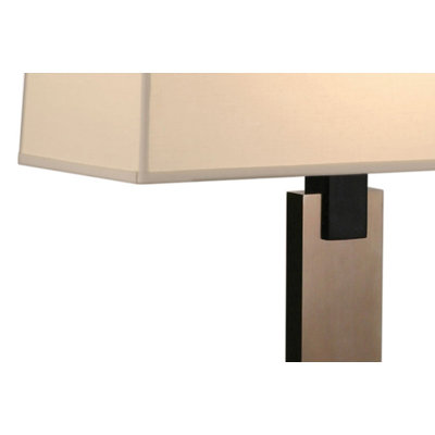 Sonneman Monolith Table Lamp in Black Brass