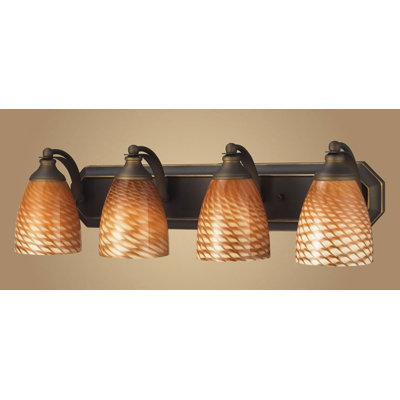 Vanity Four Light Vanity Light in Aged Bronze