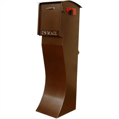 Curbvault CurbVault Anti-Theft Locking Column Mounted Mailbox