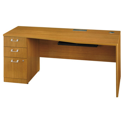 Bush Industries Quantum Series - 72" Left Hand Desk with Pedestal