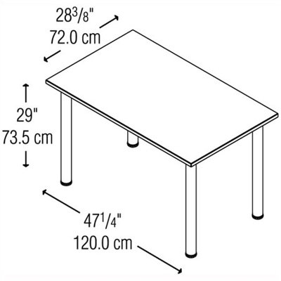 Bush Industries Aspen -  Rectangle Training Table