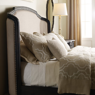 Corsica Upholstered Shelter Headboard by Hooker Furniture -image