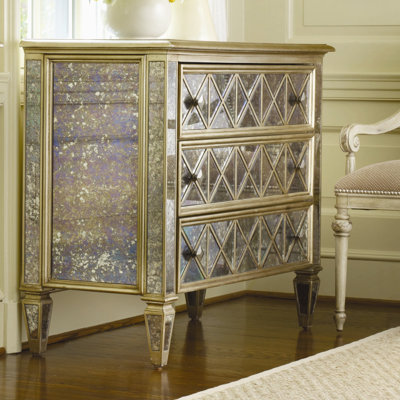 Sanctuary 3 Drawer Diamond Front Dresser by Hooker Furniture -image
