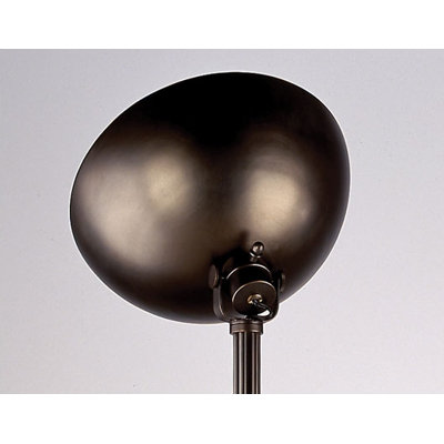 Robert Abbey Winston Torchiere Floor Lamp  with Articulating Shade in Dark Natural Brass