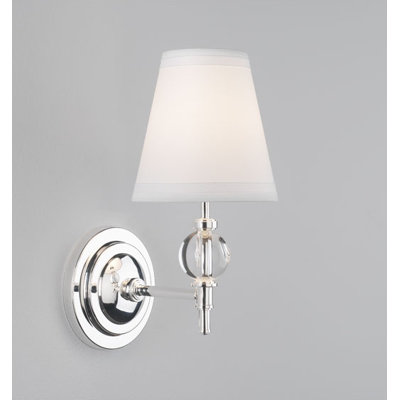 Robert Abbey Muses Calliope Wall Sconce in Lead Crystal