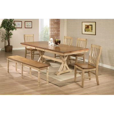run quails winners only dining table furniture piece bench inc chair collection almond wayfair lemoine side rake kitchen room square