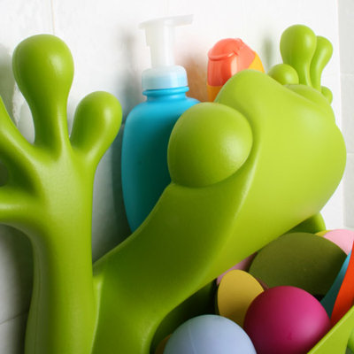 Boon Frog Pod Bath Toy Scoop in Green