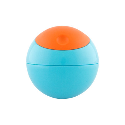 Boon Snack Ball Snack Container in Blue Raspberry / Tangerine