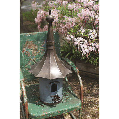 creative co op secret garden freestanding bird house creative co op secret garden freestanding bird house