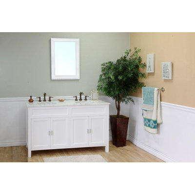 Bellaterra Home Jameson 60" Double Vanity Set