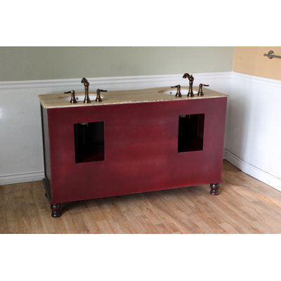 Bellaterra Home Barrington 62" Double Vanity Set