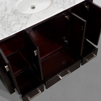 Wyndham Collection Abingdon 48" Single Bathroom Vanity Set