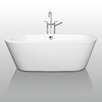 Wyndham Collection Mermaid 67" x 31.25" Soaking Bathtub