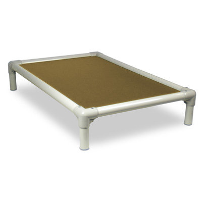 Kuranda USA Standard Elevated Chew-Proof Dog Bed in Almond