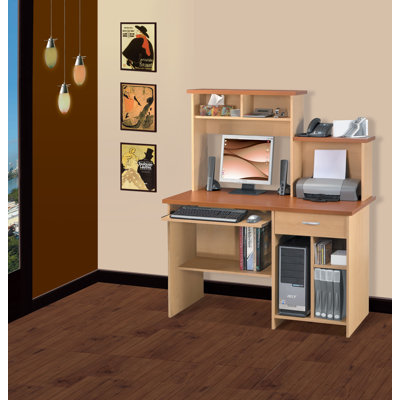 Bestar Active Computer Station in Copper Cherry