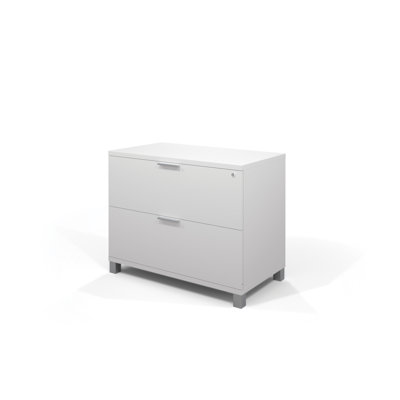 Bestar Pro-Linea Lateral File and Cabinet Kit in White