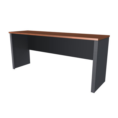 Bestar Prestige Laminate Credenza and Optional Hutch Kit