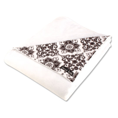 Trend Lab Versailles Receiving Blanket in Black and White 2