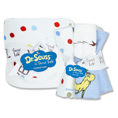 Dr. Seuss Bouquet Hooded Towel and Wash Cloth Set