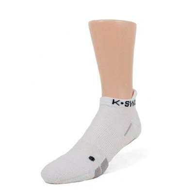 K Swiss Unisex Low-Cut/Heel Tab Training Socks 2-Pack