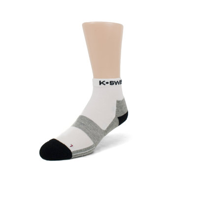 K Swiss Unisex Quarter-Cut All Sport Socks 2-Pack