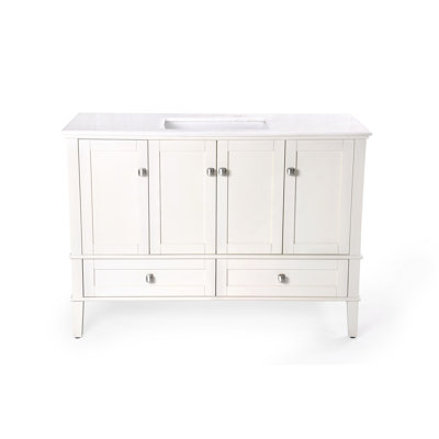 Simpli Home 48" Chelsea Bathroom Vanity