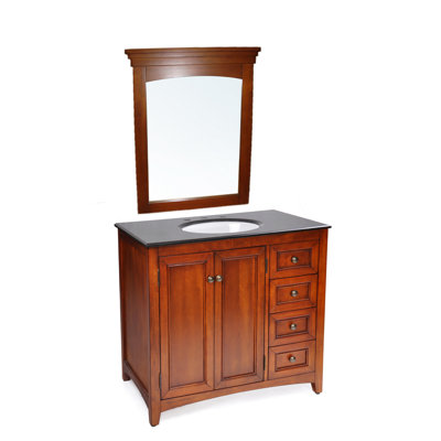 Simpli Home 36" Yorkville Bathroom Vanity