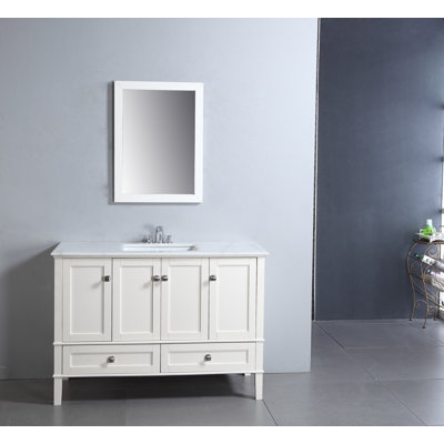 Simpli Home 48" Chelsea Bathroom Vanity