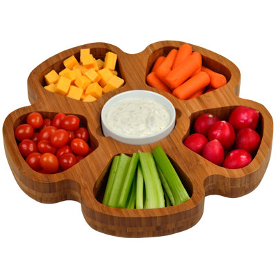 Picnic At Ascot Petal Serving Dish