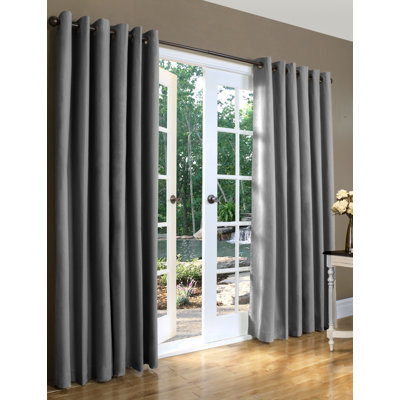 Thermalogic Weathermate Solid Insulated Color Grommet Top Curtain
