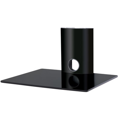 Ready Set Mount Monte Carlo Single Wall-Mount Shelf System in Hi-Gloss Black