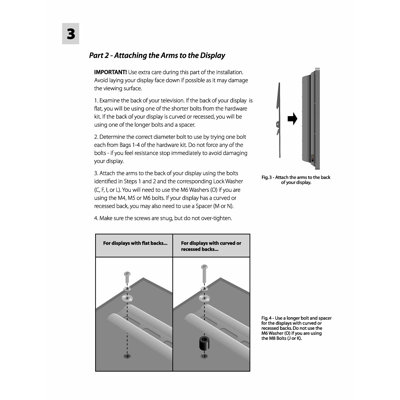 Ready Set Mount Ultra Slim LCD Wall Mount for 23" to 37" Screens in Hi-Gloss Black