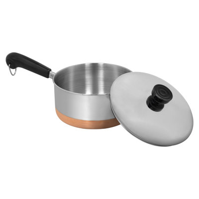 Revere Cookware 1400 Line Stainless Steel Saucepan with Lid