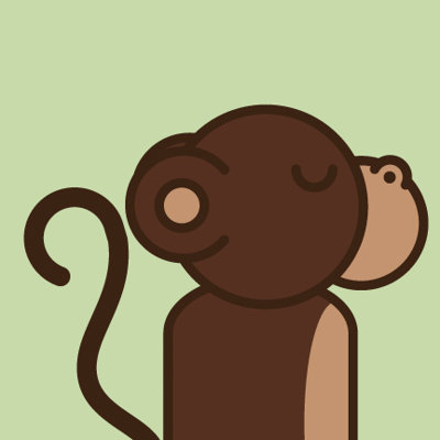 ModTots Animals Monkey Print