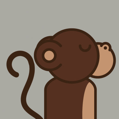 ModTots Animals Monkey Print