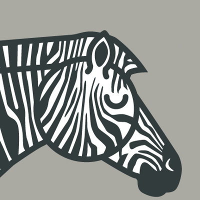 ModTots Animals Zebra Print