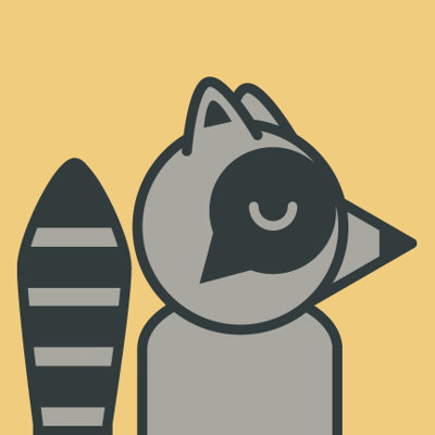 ModTots Animals Raccoon Print