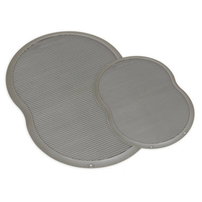 Petmate Replendish Single Pet Food Mat in Brushed Nickel