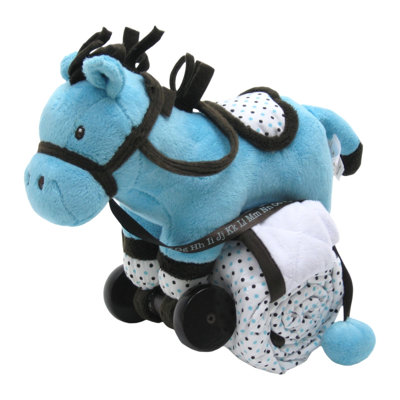 Piccolo Bambino Pull Toy with Baby Quilted Blanket