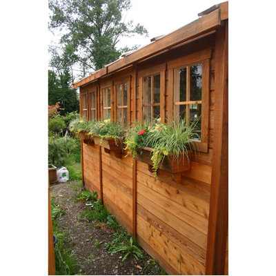Outdoor Living Today Sunshed Wood Garden Shed