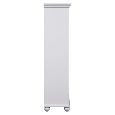 Altra Furniture Altra Bookcase with Sliding Glass Doors in High Gloss White