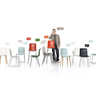 Vitra Hal Tube Stackable Side Chair