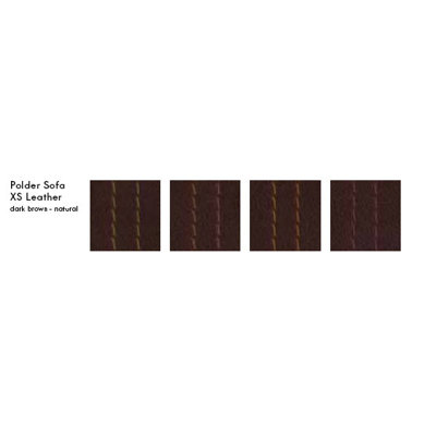 Vitra Polder Leather XS Sofa by Hella Jongerius