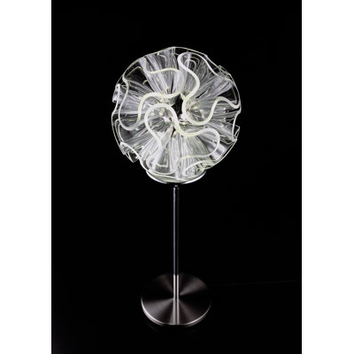 QisDesign Coral Table Lamp- With Reading Led Light