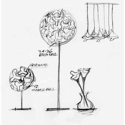 QisDesign Coral Floor Lamp