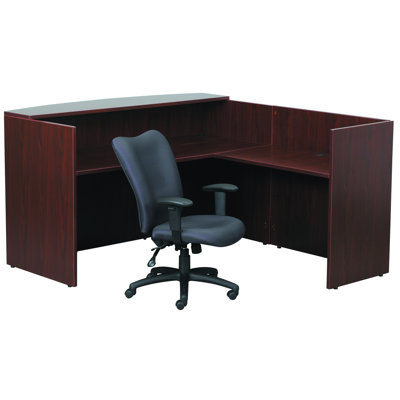 Boss Office Products Reception L-Shape Desk Office Suite
