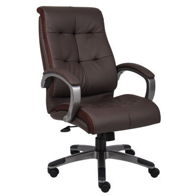 Boss Office Products High-Back Double Plush Executive Chair