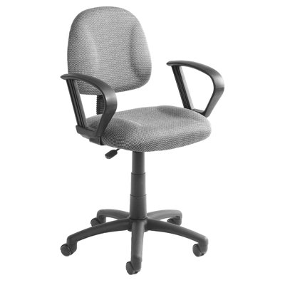 Boss Office Products Adjustable Deluxe Low-Back Office Chair